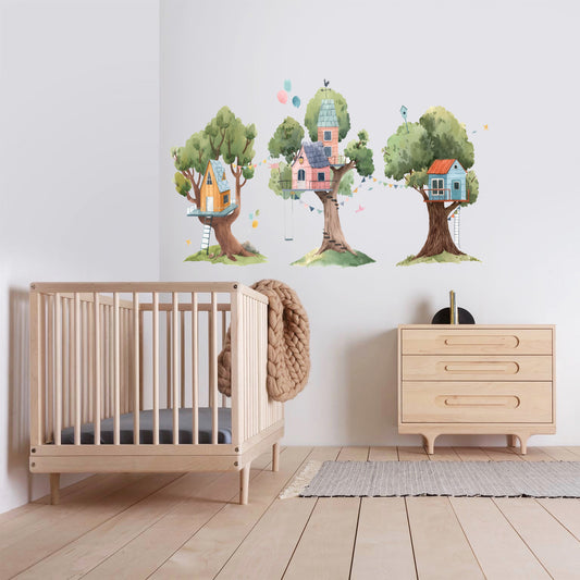Treehouse Wall Decal Kids Room Removable Sticker Nursery Décor