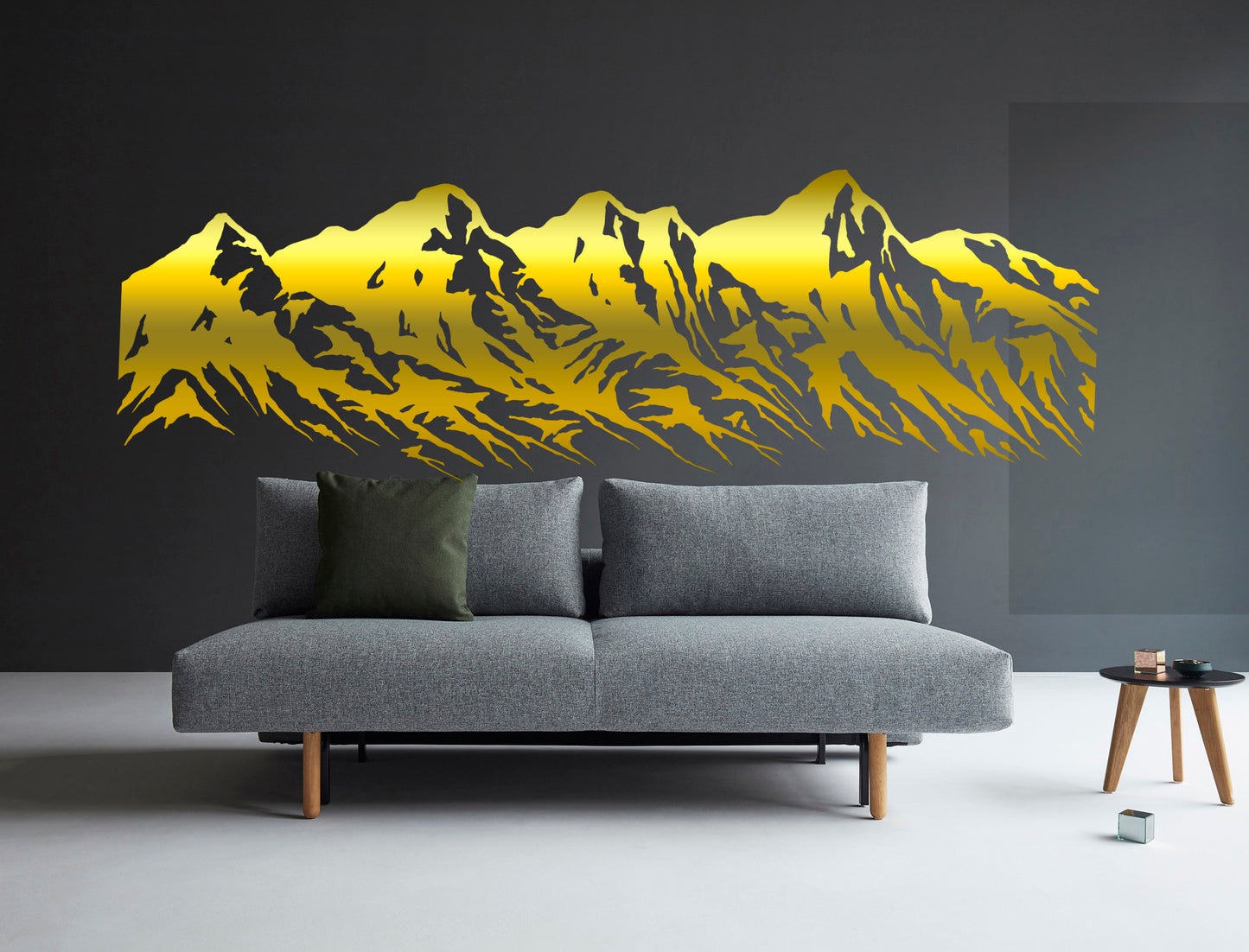 Mountains Large Vinyl Decal Wall Removable Sticker Room Décor Modern Nature Minimalist Décor