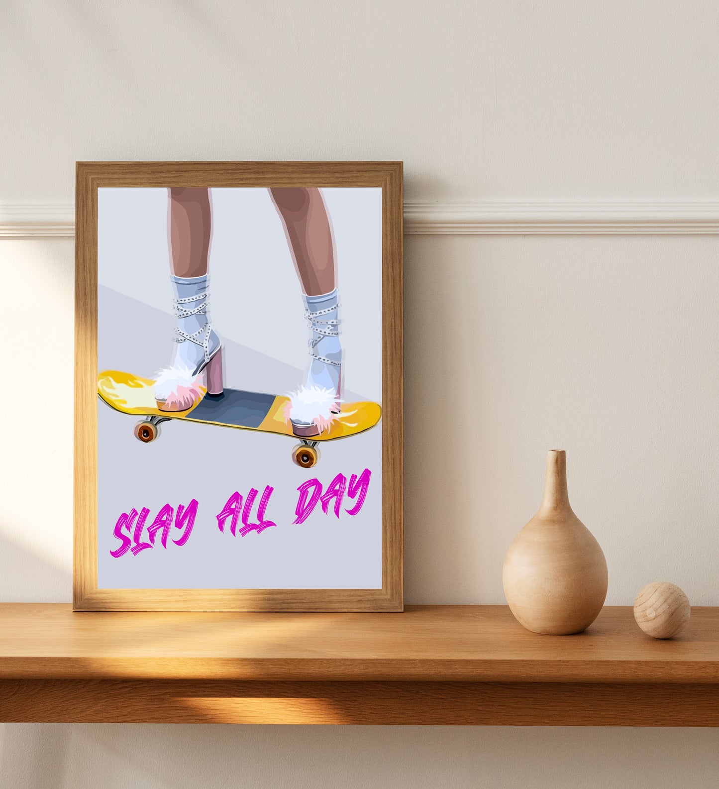 Slay Girl Wall Art Print Poster