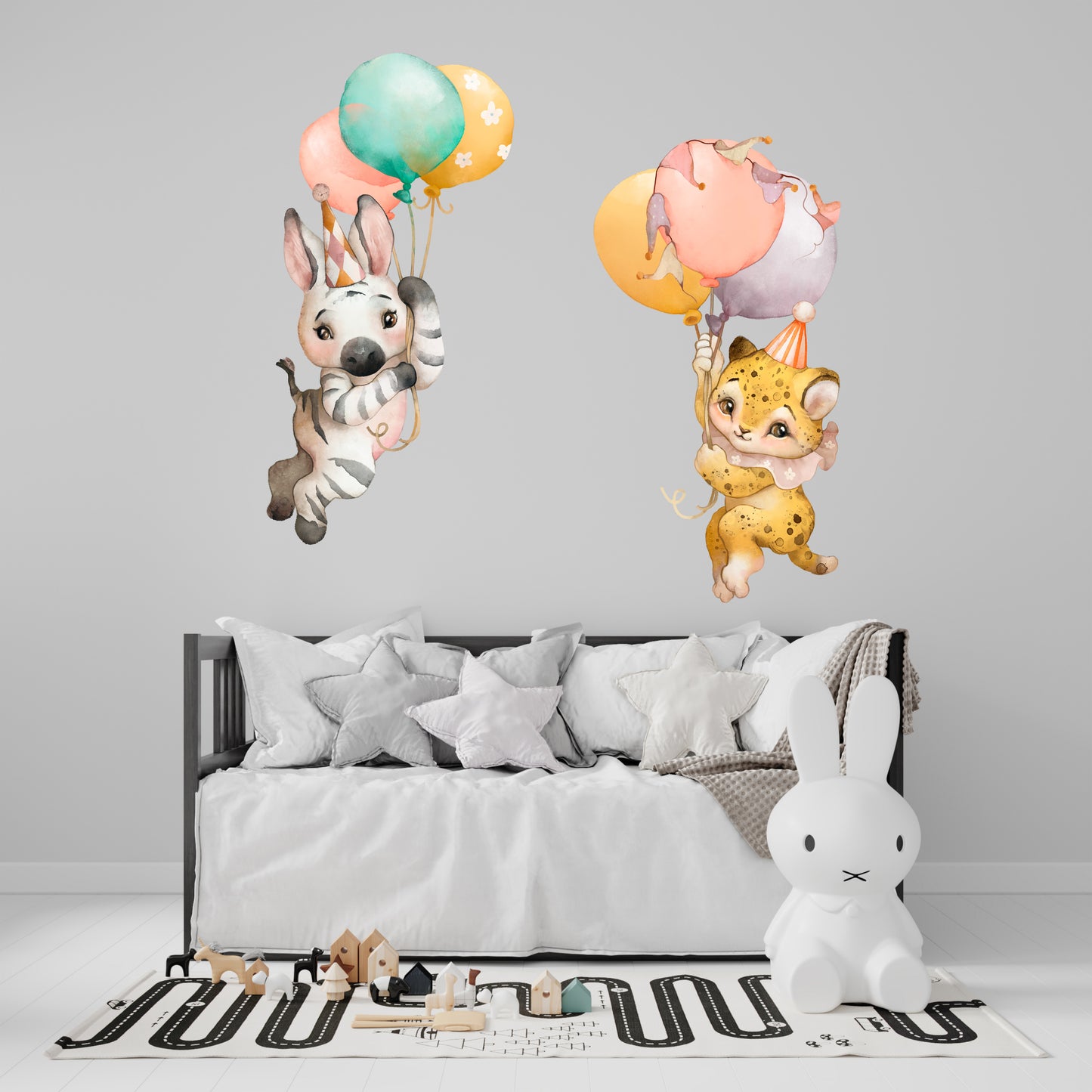 Cute Baby Animals Nursery Fairytale Wall Decal Kids Room Décor